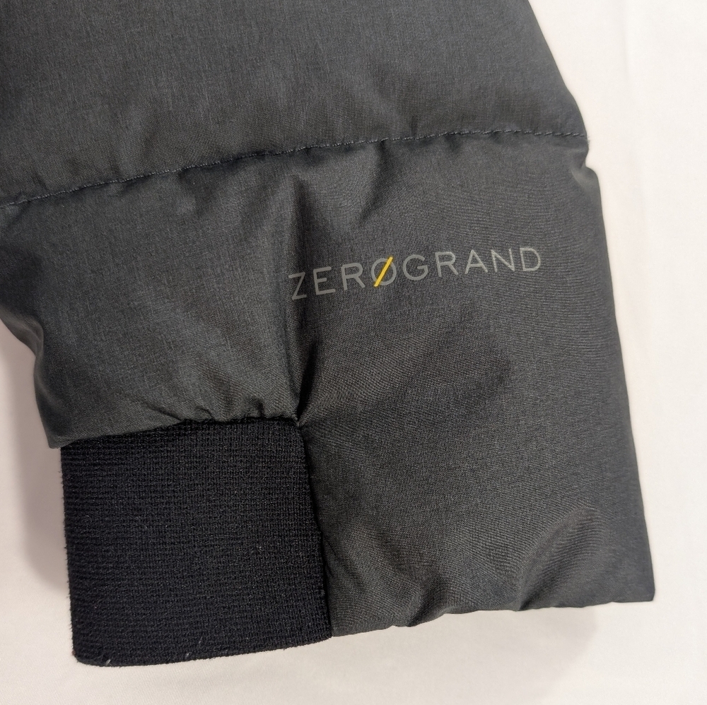 Cole Haan ZEROGRAND Women's Long Insulated Button Up Gray Puffer Jacket Size L - Picture 7 of 15